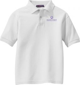 Youth Silk Touch Polo, White